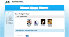 Desktop Screenshot of carrollhighschool.net