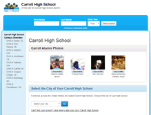 Tablet Screenshot of carrollhighschool.net